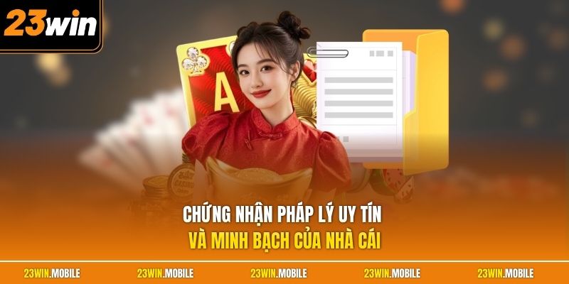 Chứng nhận pháp lý uy tín và minh bạch của nhà cái