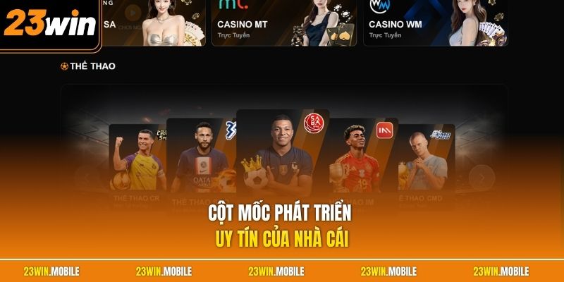 Cột mốc phát triển uy tín của nhà cái 