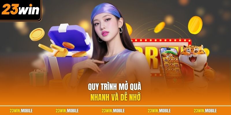 Quy trình mở quà nhanh và dễ nhớ